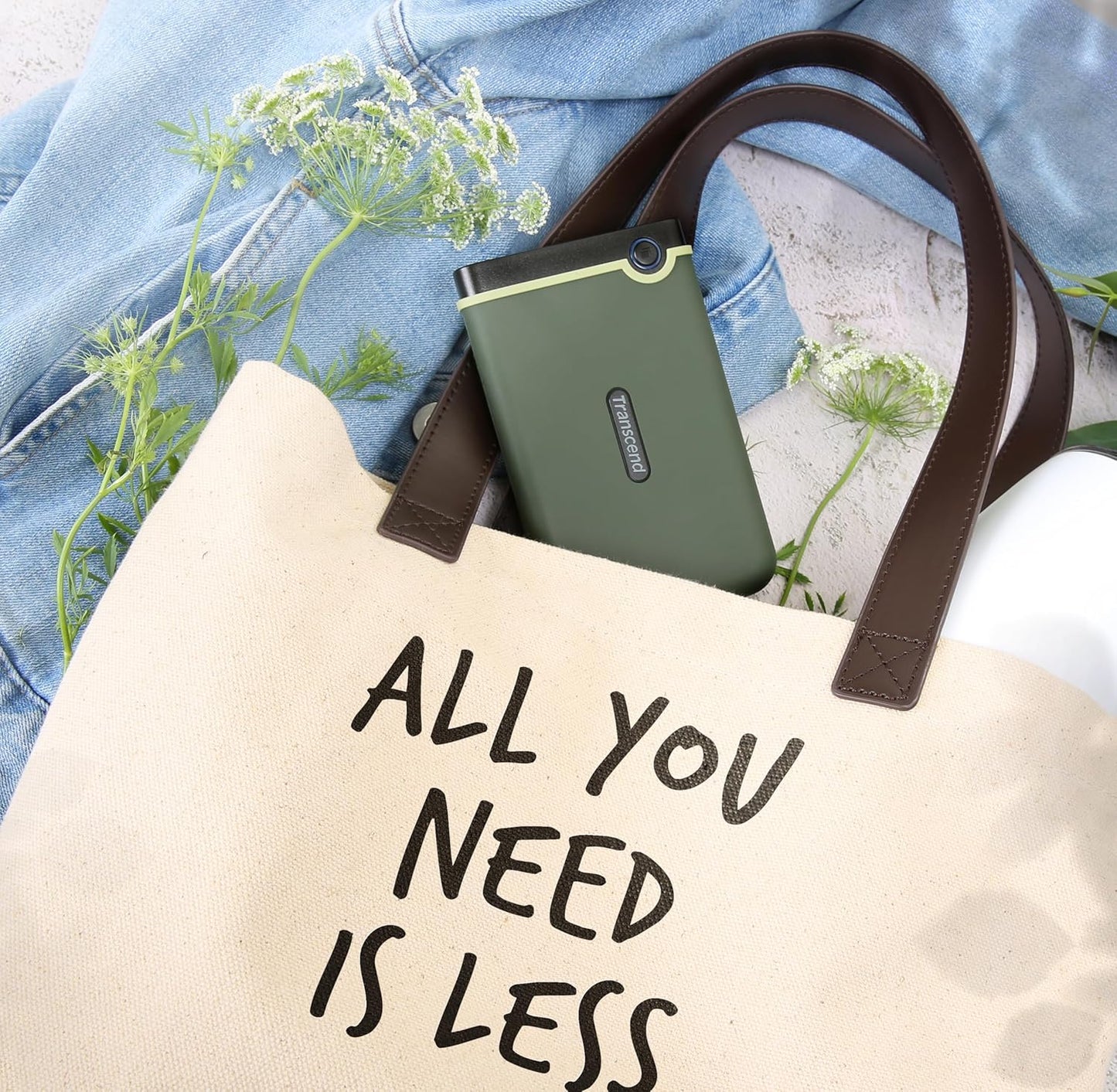 Transcend 1TB USB 3.1 Gen 1 StoreJet 25M3G SJ25M3G Rugged External Hard Drive TS1TSJ25M3G