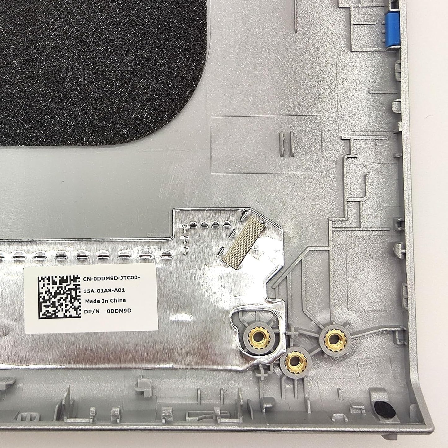 Replacement LCD Back Cover Rear Top Lid with Hinges for DELL Inspiron 15 3510 3511 3515 3520 3525 Series Laptop 0DDM9D DDM9D Silver