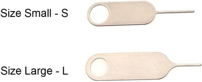 2 Pack PHONSUN Universal Sim Card Tray Removal Tool SD Opening Eject Pin fits Keyring for iPhone iPad Samsung Galaxy Google Pixel Motorola Phones - Small