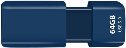 GIGASTONE 64GB Flash Drive, Z60NB USB 3.2 Gen 1, Ultra Fast, Retractable Capless Slider Design, Data Storage, Backup for PC/Mac/TV/Car Audio, USB 2.0/3.0/3.1 Compatible (Random Color)