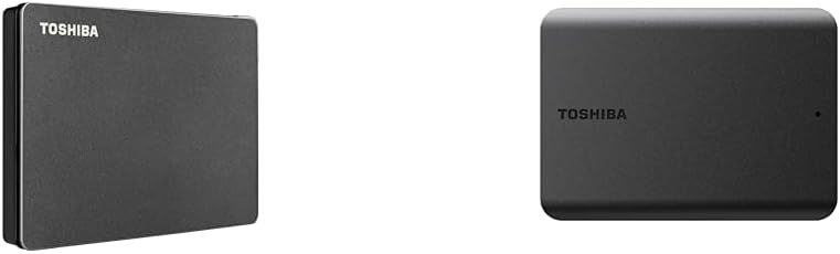 TOSHIBA Canvio Gaming 2TB & Basics 4TB Portable External Hard Drives for Playstation, Xbox, PC & Mac