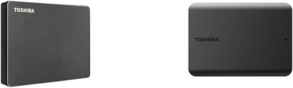 TOSHIBA Canvio Gaming 2TB & Basics 4TB Portable External Hard Drives for Playstation, Xbox, PC & Mac