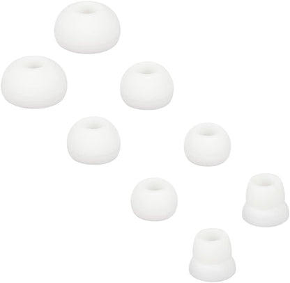 Silicone Ear Tips Earbud Replacement Tips Earbuds Eargels Earpads Earbuds Tips Compatible with Powerbeats 2/3 Wireless Beats by Dre Headphones,4 Pairs(White)