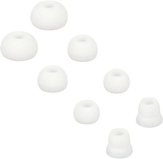 Silicone Ear Tips Earbud Replacement Tips Earbuds Eargels Earpads Earbuds Tips Compatible with Powerbeats 2/3 Wireless Beats by Dre Headphones,4 Pairs(White)