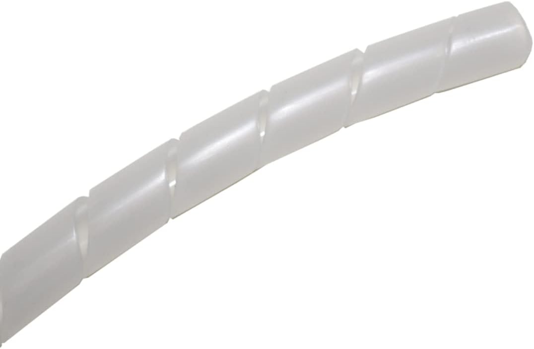 Kable Kontrol Vortex Spiral Cable Wrap - 1/2” Inch 100’ Feet Long - Hose Protector Flexible Polyethylene Wire Conduit Tubing Cable Sleeve Cord Cover to Organize Wires – Natural