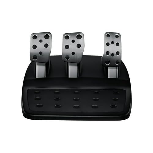 Logitech G29 Driving Force Racing Wheel and Floor Pedals, Real Force Feedback, Stainless Steel Paddle Shifters, Leather Steering Wheel Cover for PS5, PS4, PC, Mac - Black