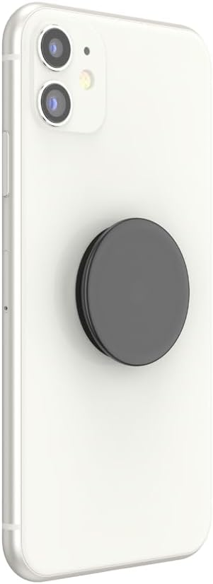 PopSockets Plant-Based Phone Grip with Expanding Kickstand, Adhesive Grip, Eco-Friendly - Translucent Black