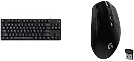 Logitech G413 TKL SE Mechanical Gaming Keyboard + G305 Lightspeed Wireless Gaming Mouse - Black