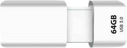 GIGASTONE 64GB Flash Drive, Z60NB USB 3.2 Gen 1, Ultra Fast, Retractable Capless Slider Design, Data Storage, Backup for PC/Mac/TV/Car Audio, USB 2.0/3.0/3.1 Compatible (Random Color)