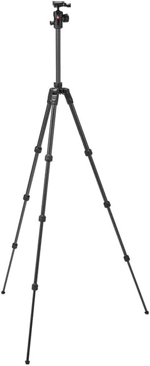 Manfrotto Befree Advanced AS, Camera Travel Tripod Kit, Twist Lock, Compatible with Arca-Swiss, Portable and Compact, Ball Head, Carbon Tripod for DSLR, Mirrorless, Camera Accessories