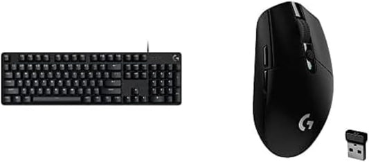 Logitech G413 SE Full-Size Mechanical Gaming Keyboard + G305 Lightspeed Wireless Gaming Mouse - Black