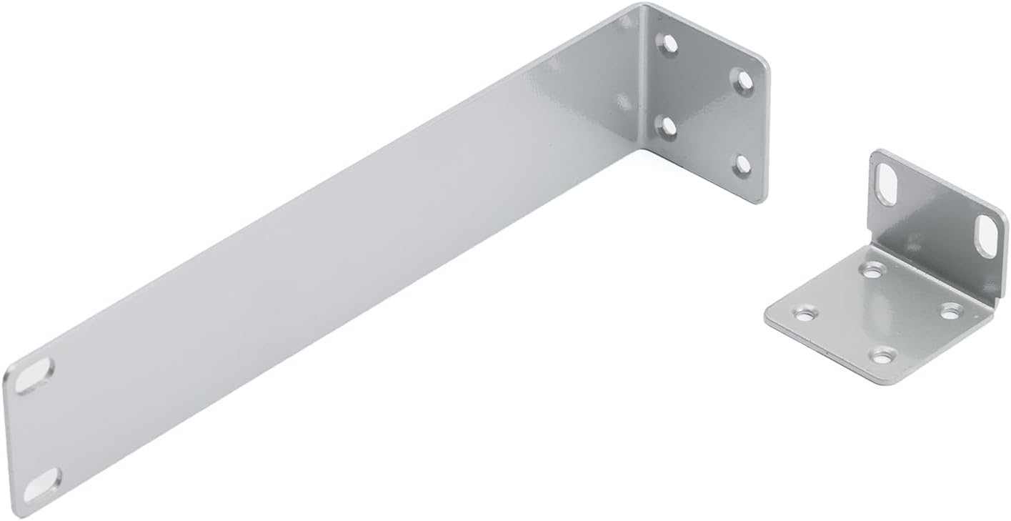 Rack Mount Kit for Ubiquiti Switch, 1U Rack Ears for EdgeSwitch ES-8-150W Switch 8 Port and for US-8-150W UniFi Switch 8 Port