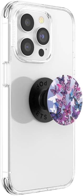 PopSockets Phone Grip with Expanding Kickstand, Adhesive Grip - Flutterby