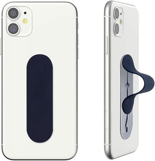 Momostick Flatstick, Cell Phone Finger Grip Strap Holder for Hand, Cell Phone Stand, New Slim Finger Loop Selfie Grip Compatible with Most Smartphones