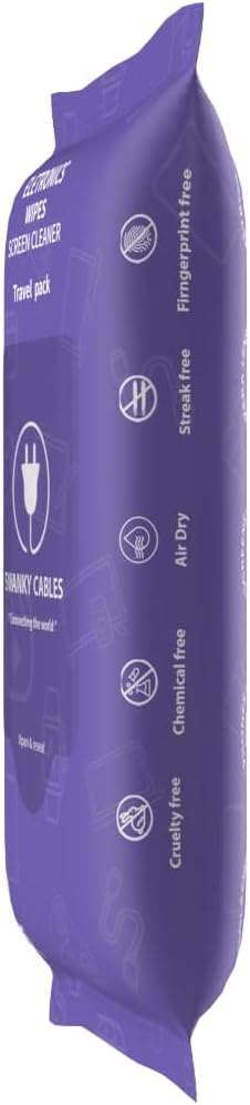 Screen Cleaner Wipes: Electronic Wipes for Screens - Computer Screen Wipes for Lens, Phone, Tv Screen and Monitor Cleaning - Tech Wipes & Microfiber Cloth (Soft Wipes, 300 Count)