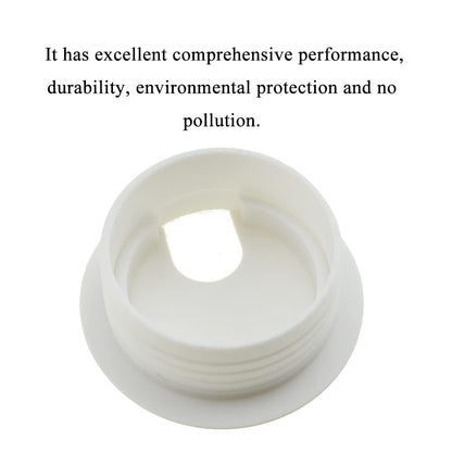 HAHIYO 2Pcs 1.5Inch/38mm White ABS Plastic U-Shaped Desk Grommet Wire Grommet Cable Management Cord Hole Cover Desk Wire Hole Insert Wire Organizer for Computer Office Home School Equipment Systems