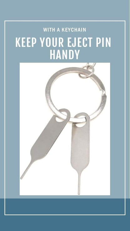 2 Pack PHONSUN Universal Sim Card Tray Removal Tool SD Opening Eject Pin fits Keyring for iPhone iPad Samsung Galaxy Google Pixel Motorola Phones (Key Ring is not Included)