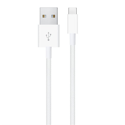 [1ft 2-Pack] Woven USB-C Cable for Apple iPhone 16 Pro Max Charger MFi Certified Short CarPlay USB to USB C Cord Fast Charging for 16Plus/15 Pro Max/15Pro/16 Pro/16/15/Airpods Pro 2/iPad Air (White)