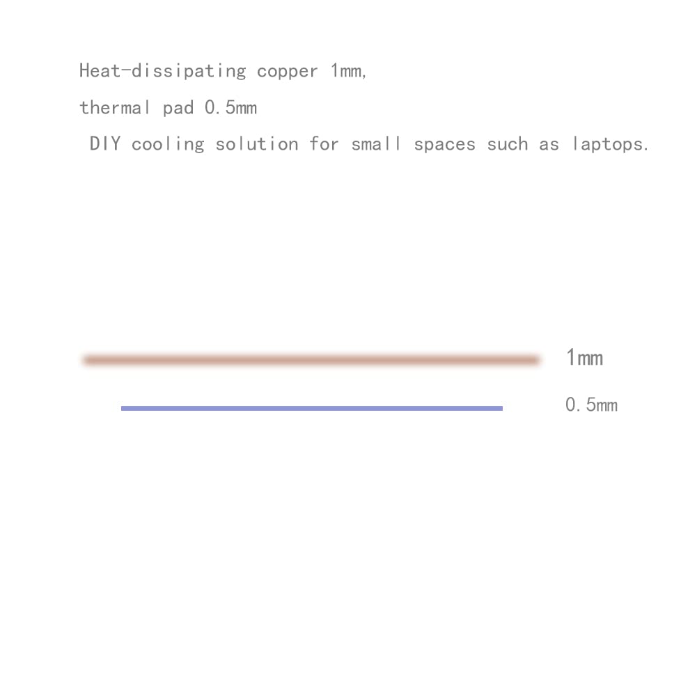 Laptop NVMe M.2 Heatsink kit，Heat Sink Copper for Computer PC PS5 heatsink M2 SSD (6pcs)