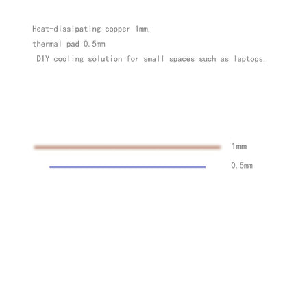 Laptop NVMe M.2 Heatsink kit，Heat Sink Copper for Computer PC PS5 heatsink M2 SSD (6pcs)