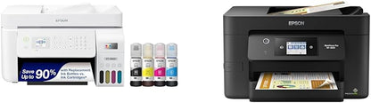 Epson EcoTank ET-4800 Wireless All-in-One Cartridge-Free Supertank Printer with Scanner & ® Workforce® Pro WF-3820 Wireless Color Inkjet All-in-One Printer, Black Large
