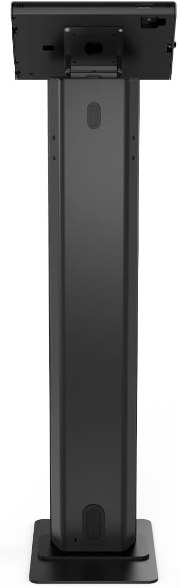 Compulocks iPad Pro M4 11" (2024) Apex Enclosure Brandable Floor Stand – Secure Tablet Display Stand, Kiosk Mount, Stand for Touchscreen Tablets, Digital Signage, POS Display - Black