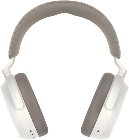 Sennheiser Consumer Audio Momentum 4 Wireless Headphones - Bluetooth Headset for Crystal-Clear Calls with Adaptive Noise Cancellation, 60h Battery Life, Customizable Sound, White (509267)