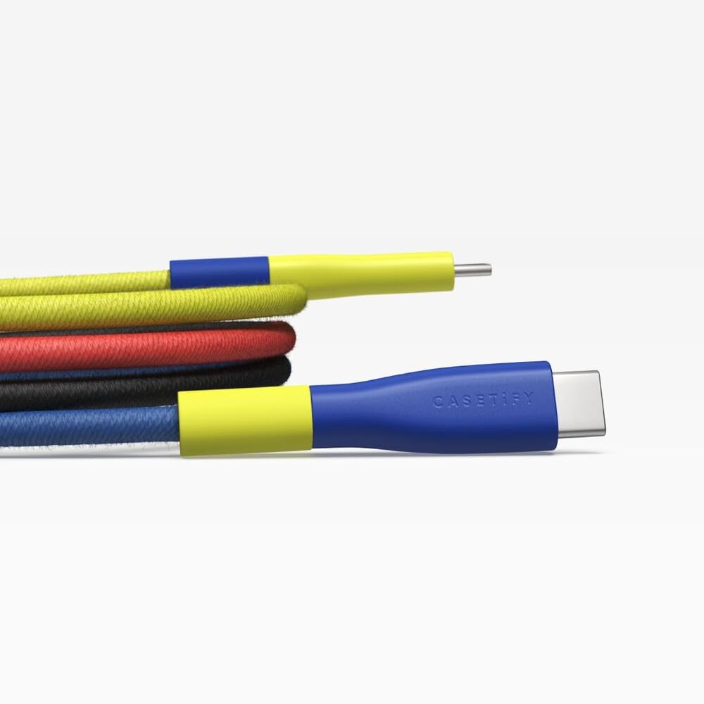 CASETiFY Powerthru USB-C to USB-C Cable (1m/3.3ft) - Art-Block