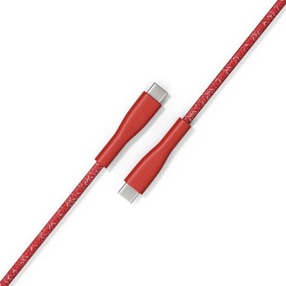 CASETiFY Powerthru USB-C to USB-C Cable (1m/3.3ft) - Meter - Cherry Red