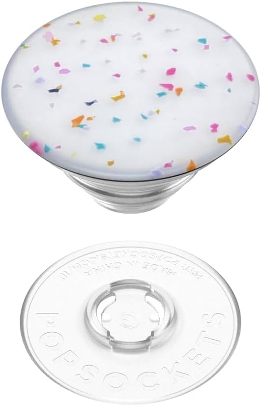 PopSockets Phone Grip with Expanding Kickstand, Adhesive Grip - Regrind White