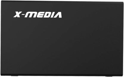 X-MEDIA XM-EN3451 3.5-Inch USB 2.0 IDE/PATA or SATA Aluminum Hard Disk Drive HDD External Enclosure Case, Support 3.5" IDE/PATA(Parallel ATA), 3.5" SATA(Serial ATA)/SSD Hard Disk Drive