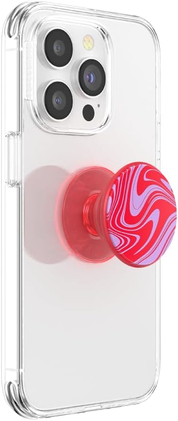 PopSockets Phone Grip with Expanding Kickstand, Adhesive Grip - Kiss Me Pink