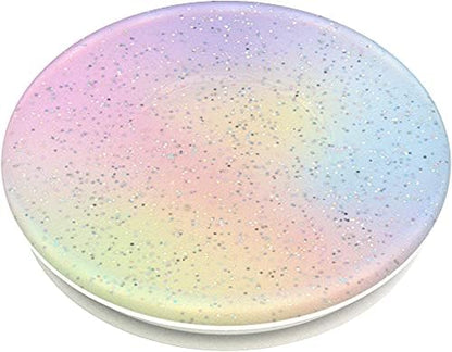PopSockets Phone Grip with Expanding Kickstand, Glitter PopGrip - Glitter Pastel Nebula