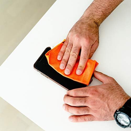 WHOOSH! Screen Shine Duo XL - Screen Cleaner Spray and Wipe for Eyeglasses, Phone & Laptop - Removes Fingerprints - Includes 3.4 oz + 1 oz Leak-Free Bottles & 2 Microfiber Cloths for Home & Travel