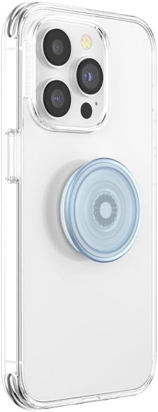 PopSockets Plant-Based Phone Grip with Expanding Kickstand, Adhesive Grip, Eco-Friendly, Cute PopSockets - Ice Blue Transluscent