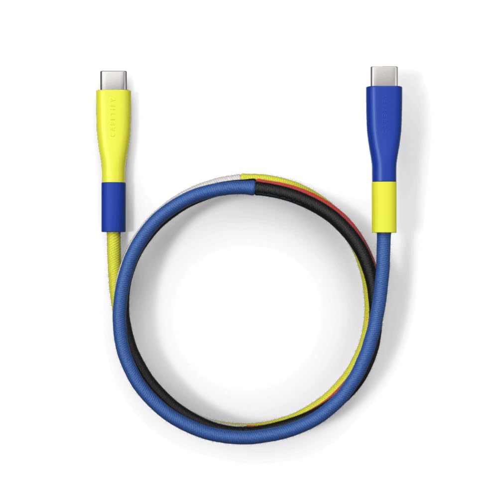 CASETiFY Powerthru USB-C to USB-C Cable (1m/3.3ft) - Art-Block