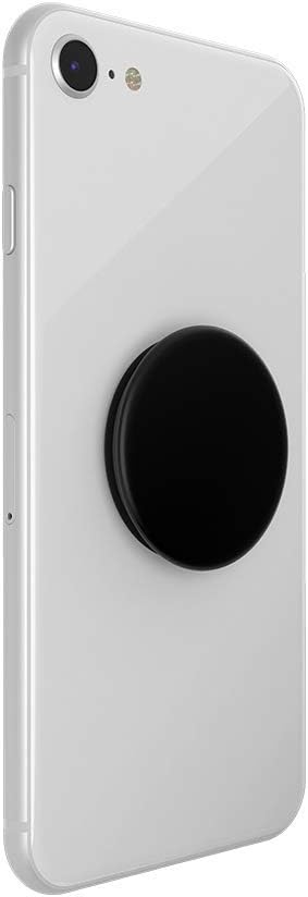 PopSockets Phone Grip with Expanding Kickstand, Adhesive Grip - Aluminum Black