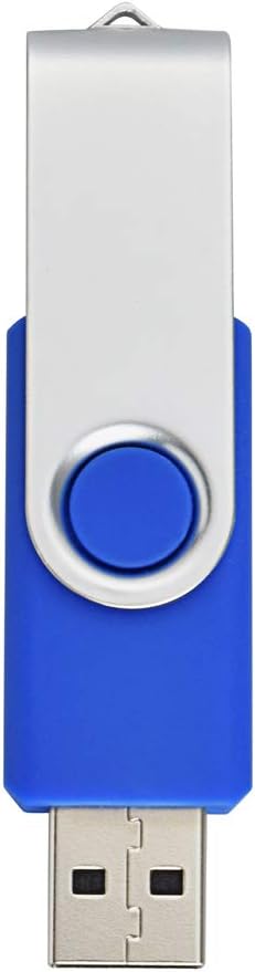 Aiibe 10 Pack 4GB 4G Flash Drive USB Flash Drive Thumb Drives USB 2.0 Memory Stick Wholesale/Lot/Bulk (4GB, 10 Pack, Blue)