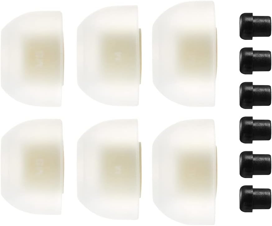 AZLA SednaEarfit MAX Standard (MS/M/ML) - Earbud Tips for Wireless Headphones - Noise Canceling Earbuds Replacement Tips - Eartips Compatible with Sony, Samsung, Beats, JLab, Sennheiser, Shure