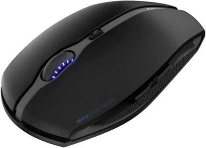 Cherry GENTIX BT Wireless Bluetooth Mouse, Multi-Device Function for up to 3 Devices, Switchable Resolution (1K/2K DPI), 7 Buttons and Scroll Wheel, Battery Operated (Black)