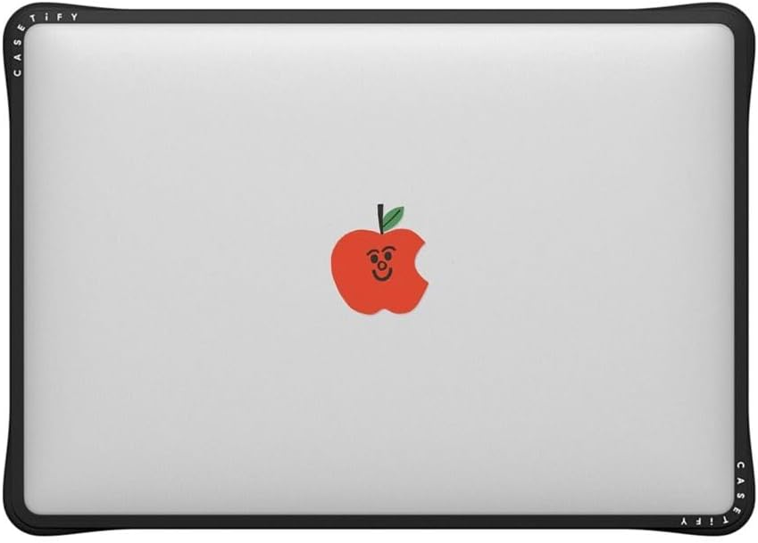 CASETiFY Impact MacBook Air 13" (M1/Intel) Case [Cushioned Impact Corners/Scratch-Resistant/Anti-Slip Grip] - Apple MacBook Case - Clear Black