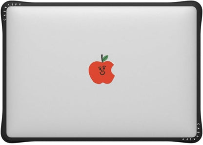 CASETiFY Impact MacBook Air 13" (M1/Intel) Case [Cushioned Impact Corners/Scratch-Resistant/Anti-Slip Grip] - Apple MacBook Case - Clear Black