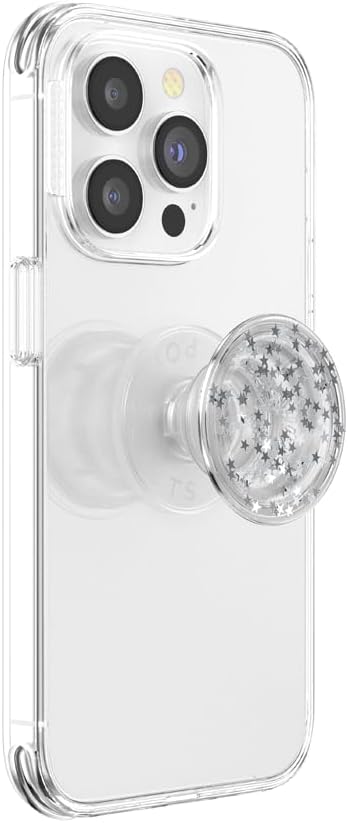 PopSockets Phone Grip with Expanding Kickstand, Adhesive Grip, Glitter PopGrip - Star Fire