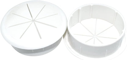 Aifeier ET 2 Inch (50mm) Flexible Desk Grommets Wire Cord Hole Cover Cable Organizer for Desktop Equipment Wiring Management and Protection