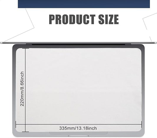 3 Pack Microfiber Liner Cleaning Cloth 15" 16" MacBook Air 15.3/MacBook Pro 15 /MacBook Pro 16 inch Screen Keyboard Imprint Protection, Keyboard Protector Compatible with MacBook Air/Pro 15"/Pro 16"