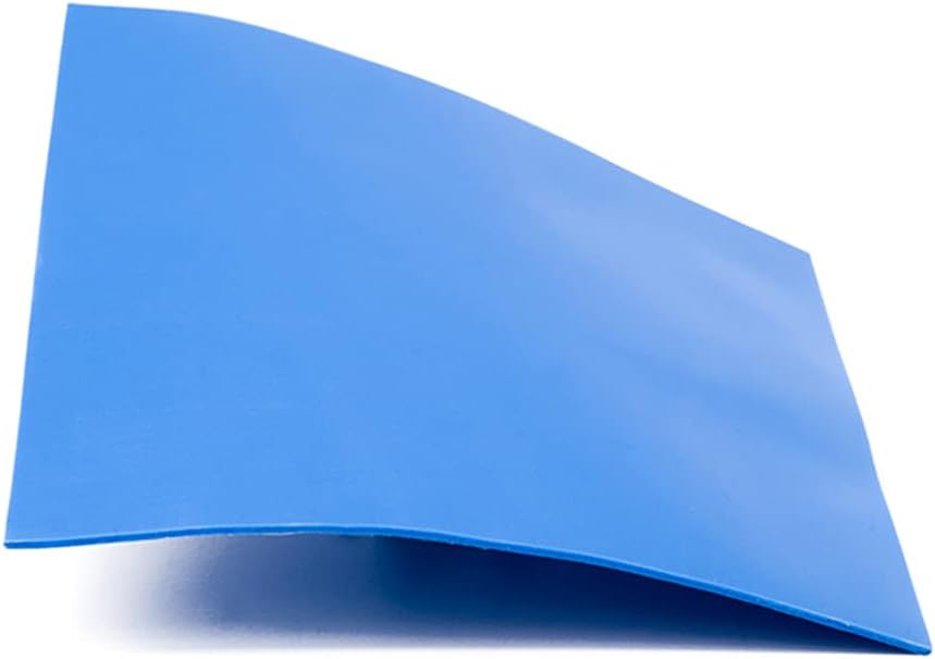 OwlTree 4 Pack Thermal Pad,100x100mm 0.5mm 1mm 1.5mm 2mm Highly Efficient Thermal Conductivity 6.0 W/mK,Heat Resistant Silicone Thermal Pads for Laptop Heatsink CPU GPU SSD IC LED Cooler