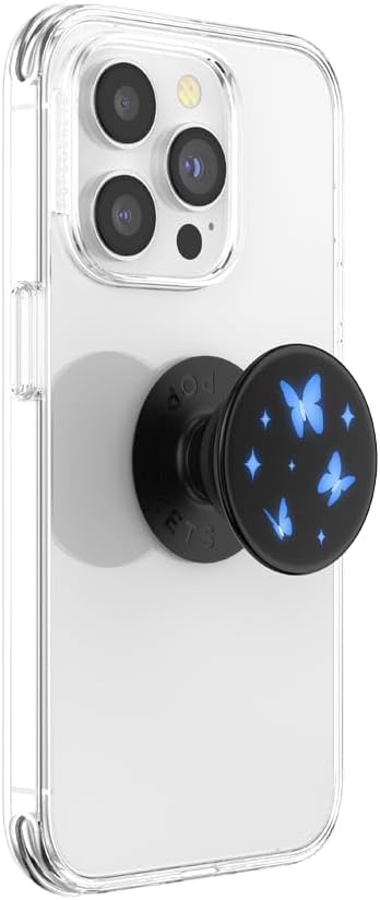 PopSockets Phone Grip with Expanding Kickstand, Adhesive Grip - Moon Flutters