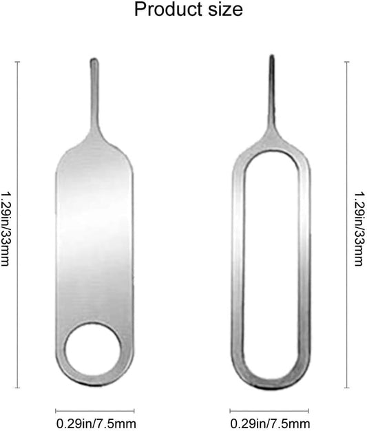 50 Pieces SIM Card Removal Openning Tool Tray Eject Pins Needle Opener Ejector,Compatible with iPhone X, 8 Plus, 8, 7 Plus, All Other iPhone Models, iPads, iPods, Samsung Galaxy Note/S/Edge/J Series