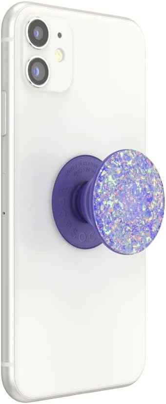 PopSockets Phone Grip with Expanding Kickstand, Adhesive Grip - Ice Purple