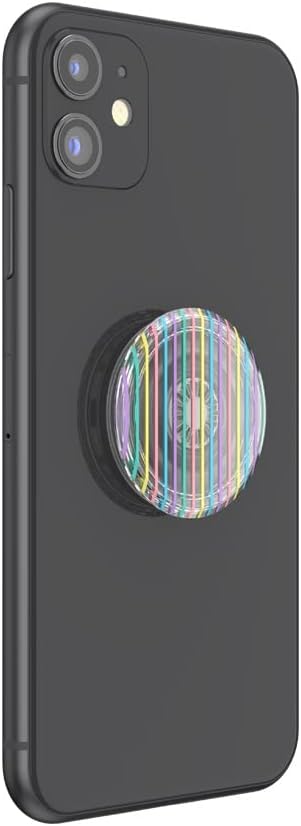 PopSockets Translucent Phone Grip with Expanding Kickstand, PopSockets for Phone, Adhesive Grip, Translucent PopGrip - Translucent Colorblock